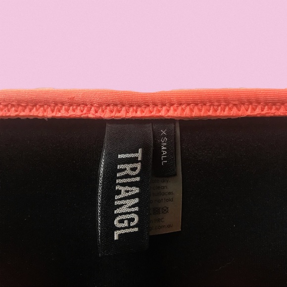 Triangl Neoprene Swim Suit Top & Bottom Size XS - Picture 3 of 4